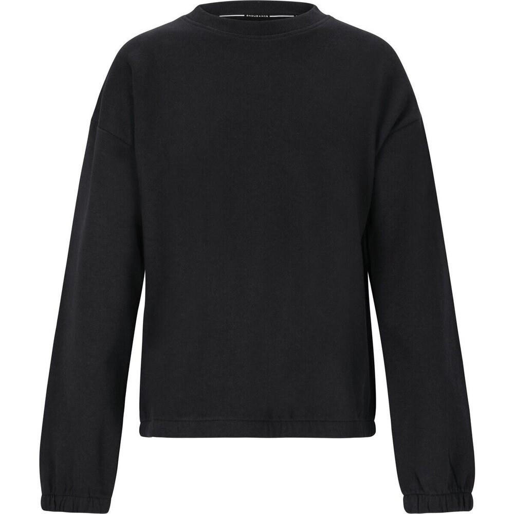 Endurance Dívčí mikina Castall Jr. Crew Neck black 8, Černá