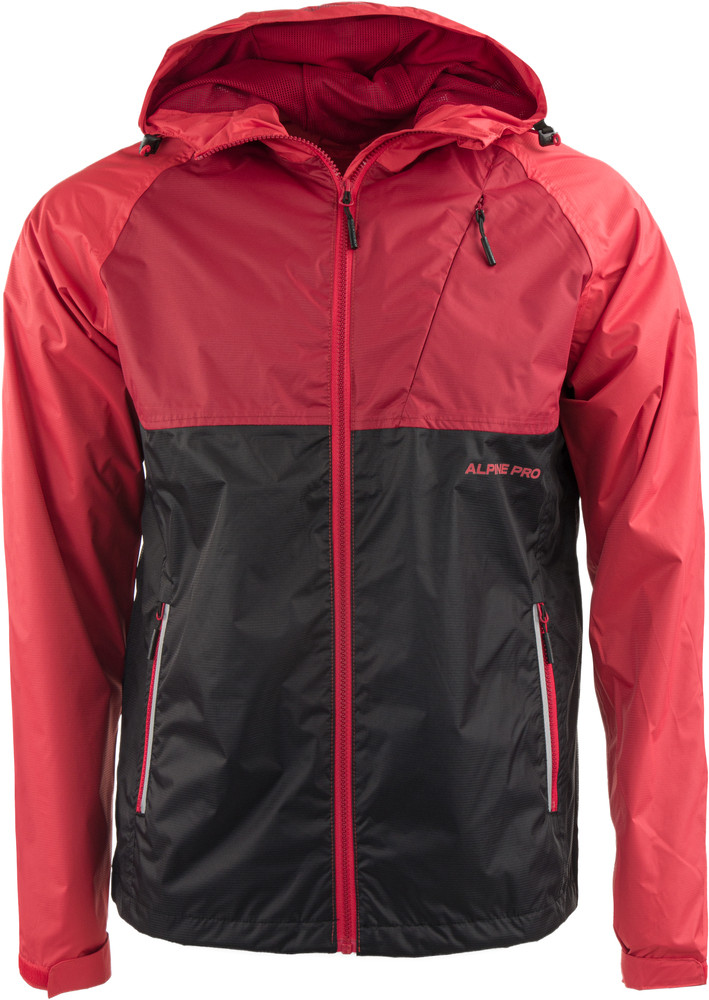 ALPINE PRO Pánská bunda FOLED flame scarlet XL, Červená