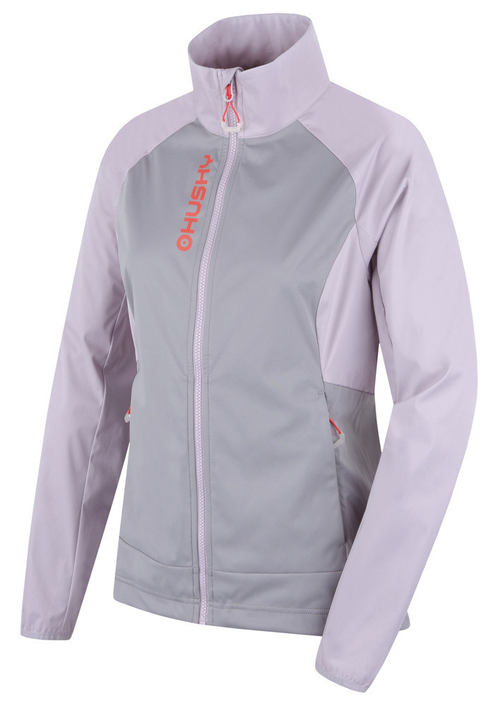 Husky Dámská softshell bunda Suli L purple/grey XL