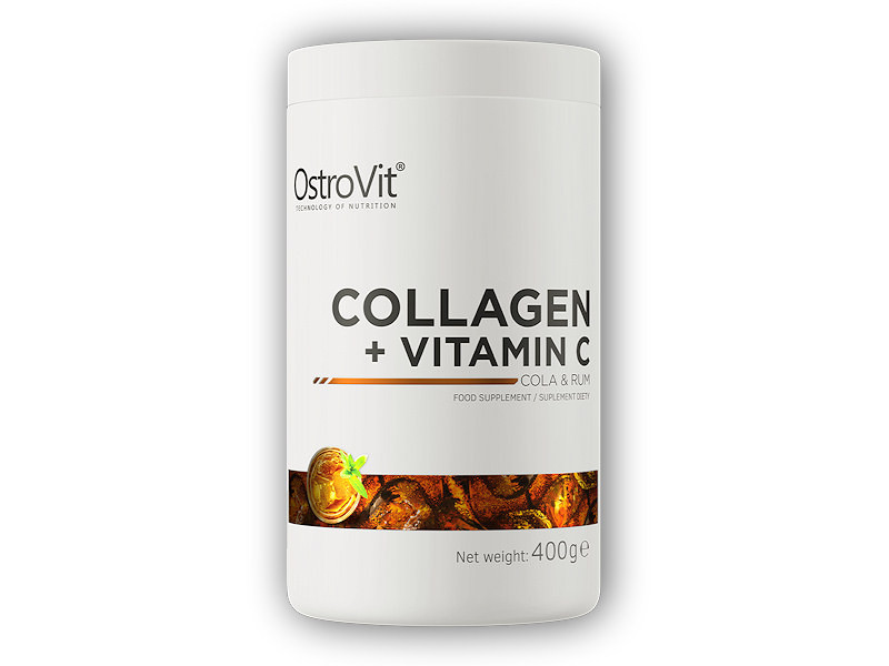 Ostrovit Collagen + vitamin C 400g Varianta: cola s rumem