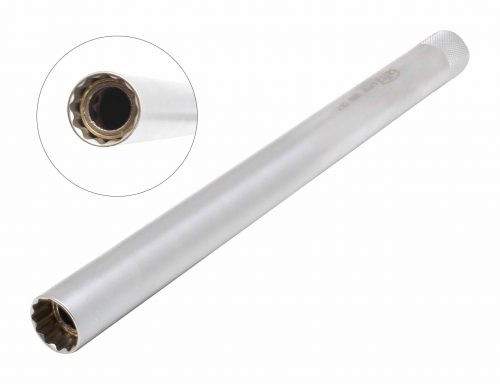 Hlavice na zapalovací svíčky s magnetem, prodloužená, 12hran, 3/8