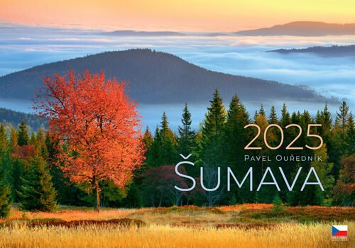 Kalendář nástěnný 2025 - Šumava - Pavel Ouředník