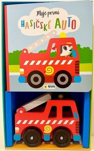 Moje první Hasičské auto - Kniha a hračka - Dárkový box