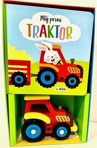 Můj první Traktor - Kniha a hračka - Dárokový box