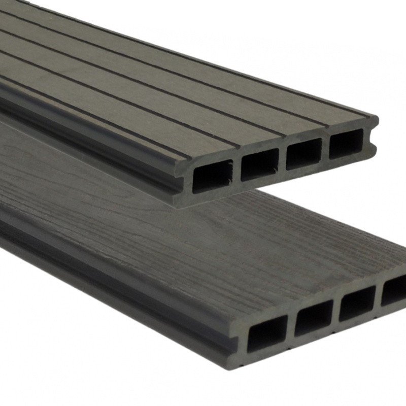 Gutta Guttadeck terasové prkno WPC 3D dark grey, 140 x 25 x 4000 mm