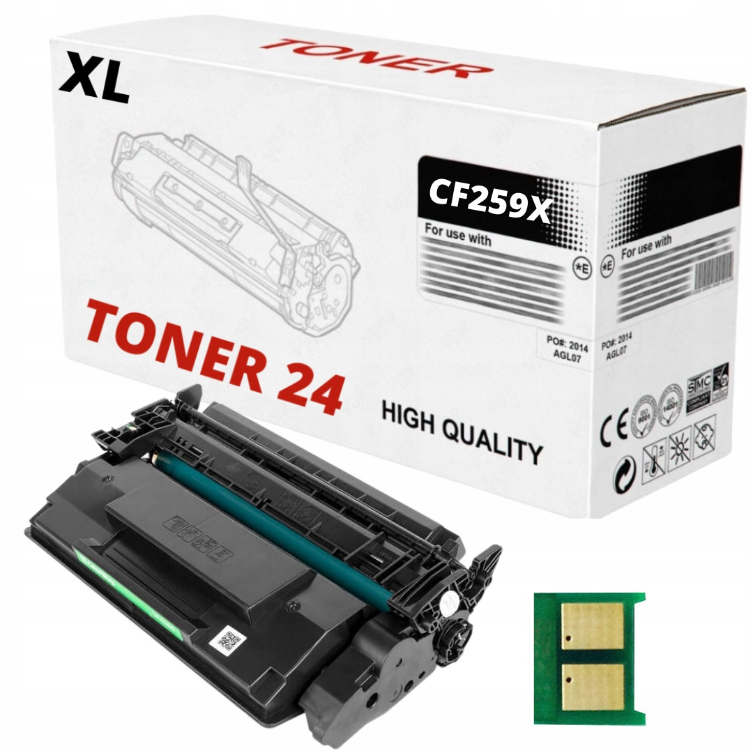 Toner pro Hp CF259X 59X s novým čipem jako originál