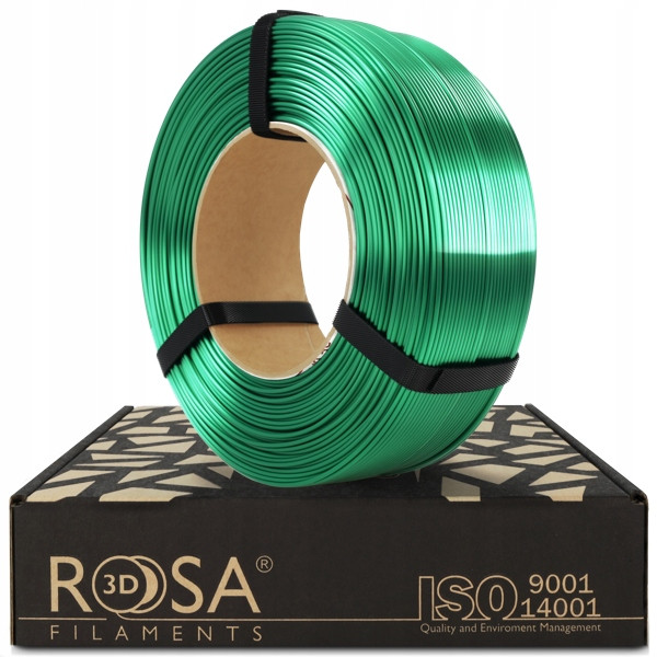 Filament PLA-Silk Refill Rosa3D Emerald Green Zelená 1kg