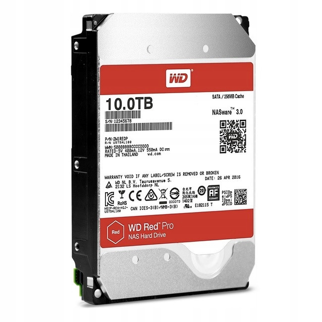 pevný disk Wd Red Pro 10TB 10000GB WD102KFBX Nas