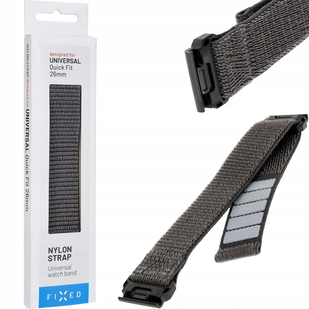 Nylonový řemínek pohodlný náramek Fixed pro Garmin Fenix 7X/6X/Pro/5X/Plus 26mm