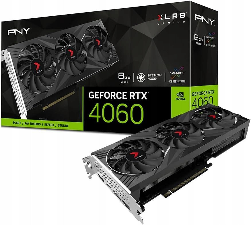 Grafická karta Pny GeForce Rtx 4060 XLR8 Gaming Verto 8GB GDDR6 Dlss 3