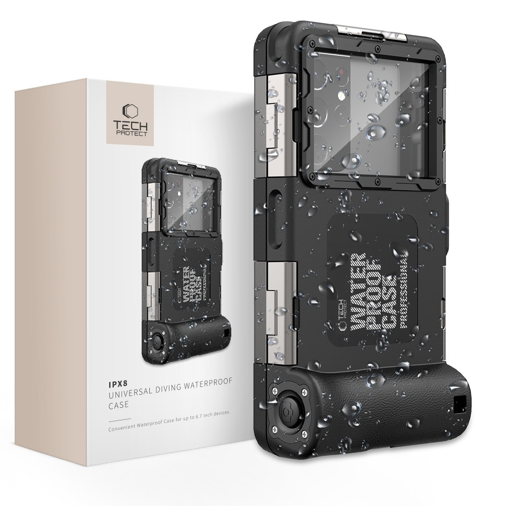 Vodotěsné Pouzdro Pro Potápění Na Telefon IPX8 Do 15M Univerzální Velké