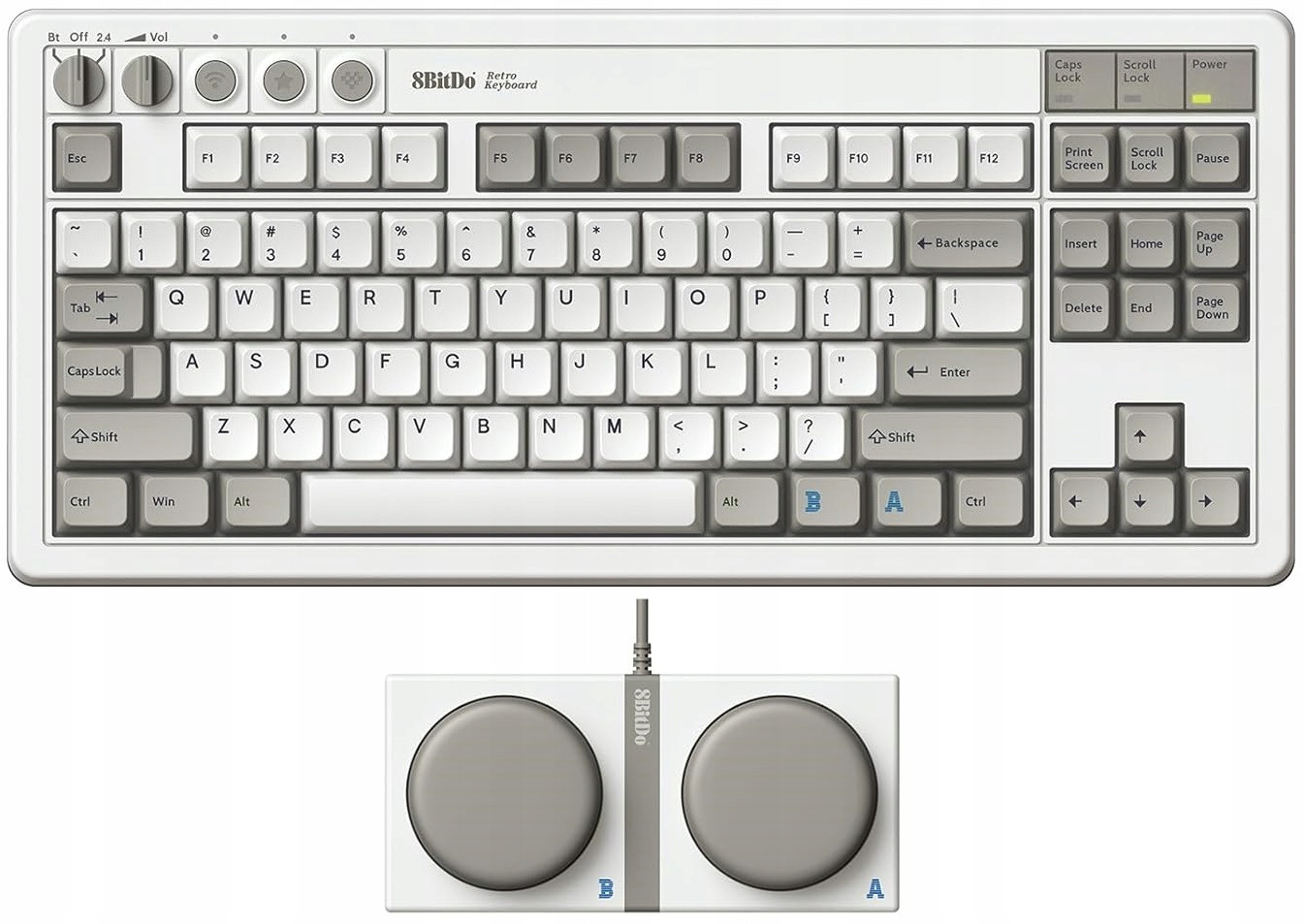 Mechanická klávesnice 8Bitdo Retro Mechanical Keyboard M Buttons