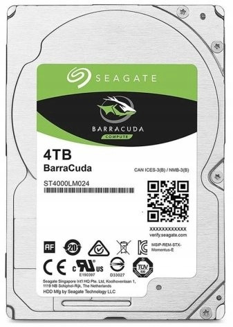 Pevný Disk Hdd Seagate BarraCuda 4TB 2,5 128MB