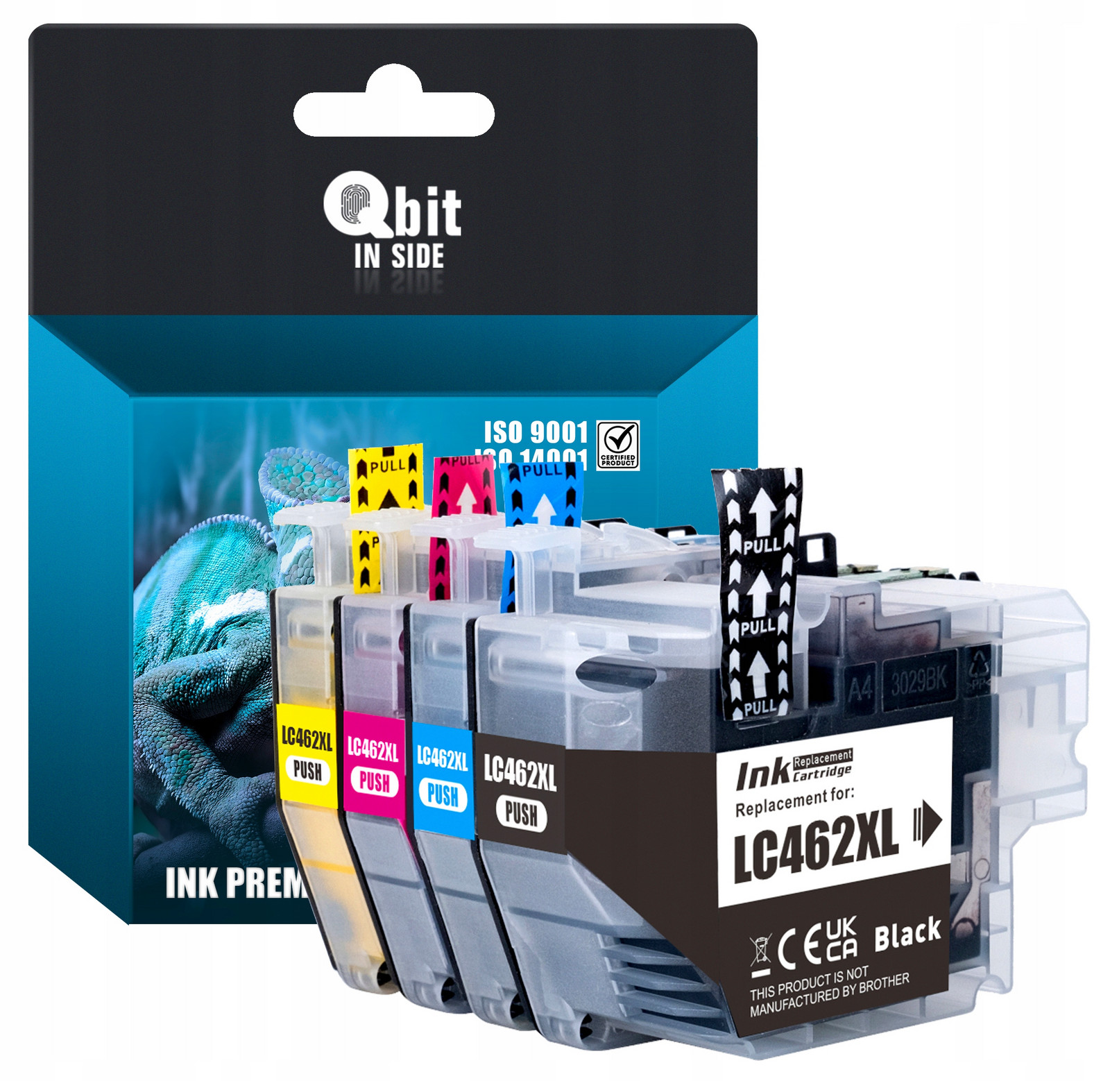 4x Inkoust Do Tiskárny Brother MFC-J2340DW MFC-J3540DW MFC-J3940DW LC462 XL