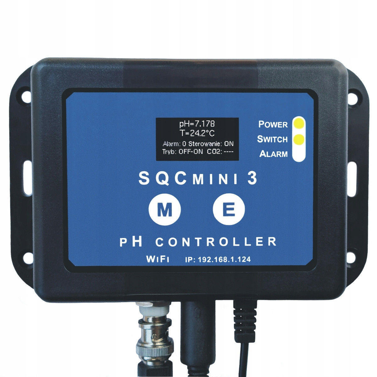 SQCmini 3 počítač regulátor pH sada III, pH sonda