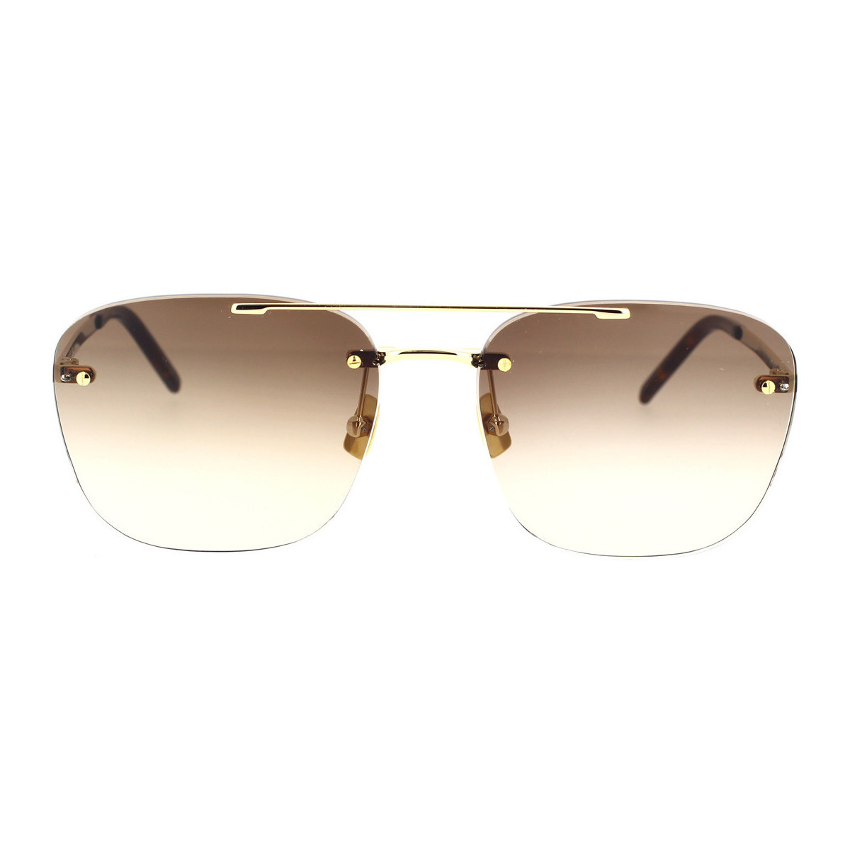 Yves Saint Laurent  Occhiali da Sole Saint Laurent SL309 Rimless 003  Zlatá