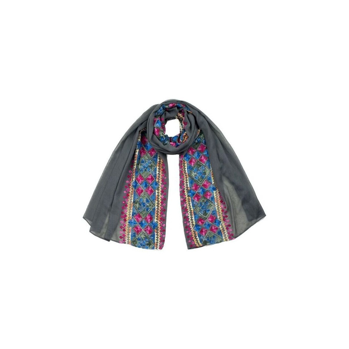 Art Of Polo  Dámský šátek Ishinte grafitová  Šedá