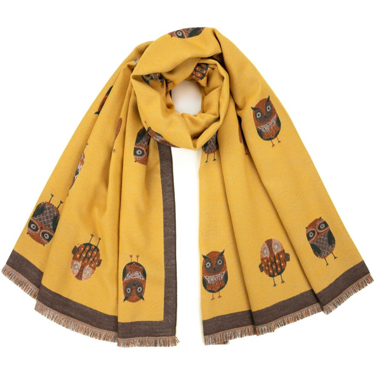 Art Of Polo  Dámská šála Nkoka hořčicová  Žlutá
