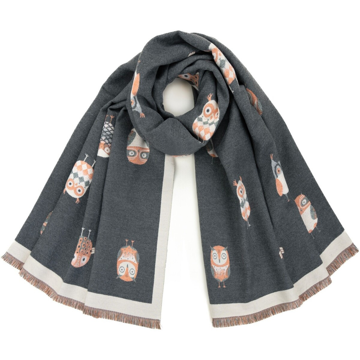 Art Of Polo  Dámská šála Nhlelo šedá  Šedá