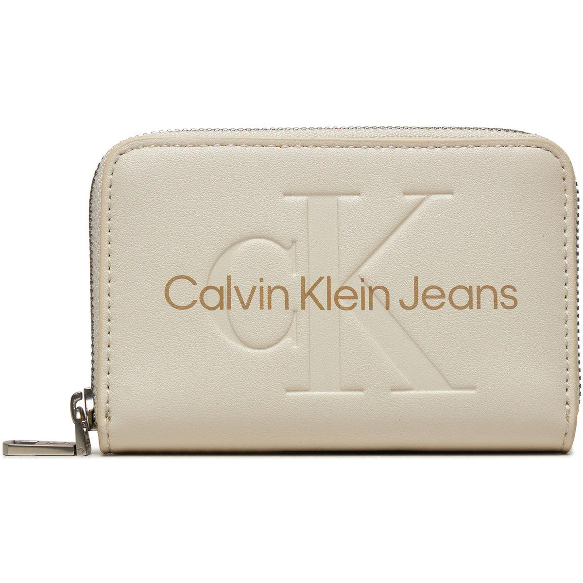 Calvin Klein Jeans  SCULPTED MED ZIP AROUND MONO K60K612255  Béžová