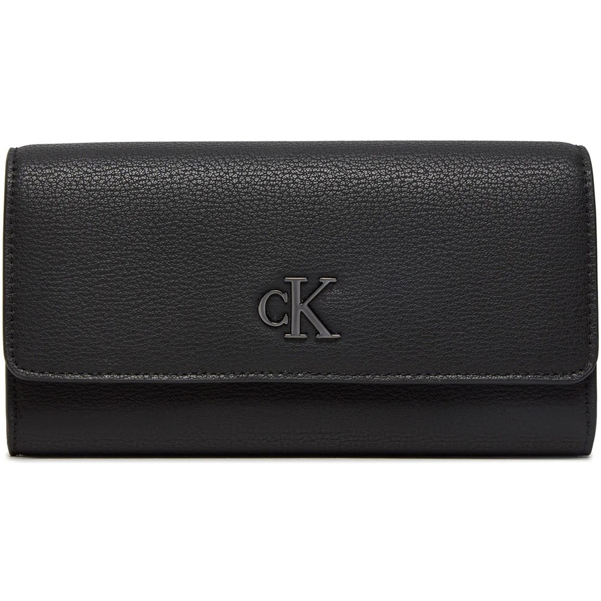 Calvin Klein Jeans  MINIMAL MONOGRAM LONG FOLD SNAP K60K612267  Černá