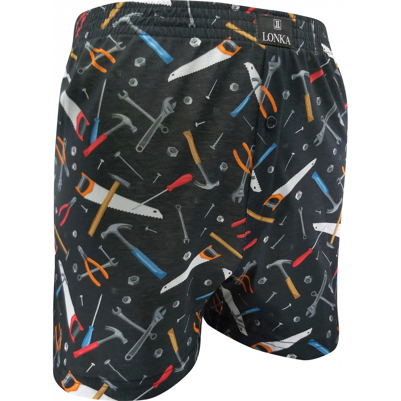 Trenýrky pánské Lonka Karlos IMAGE Nářadí - černé-barevné, M