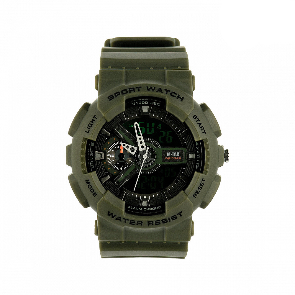 Hodinky M-Tac Watch Sport - olivové