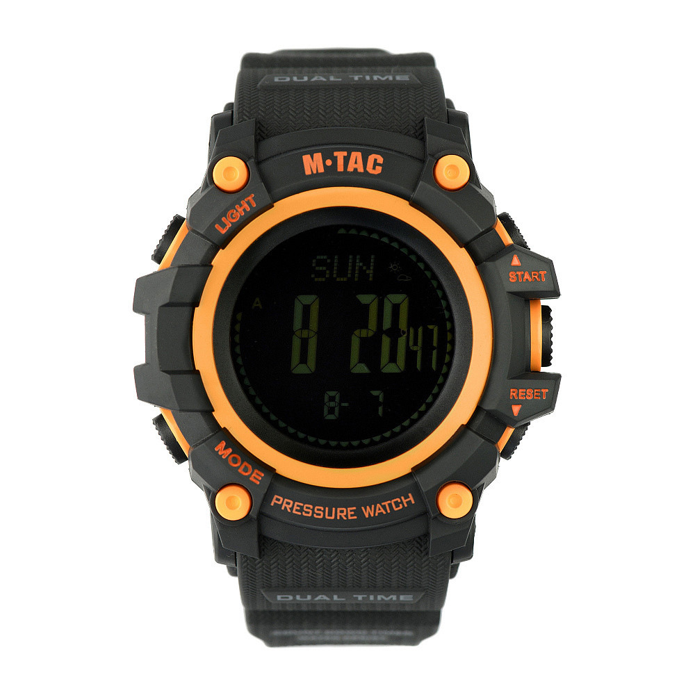 Hodinky M-Tac Tactical Adventure - černé-oranžové