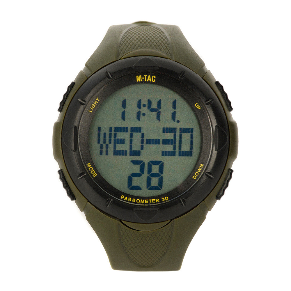 Hodinky M-Tac Tactical Pedometer - olivové