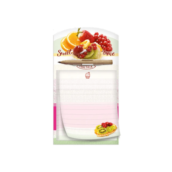 Argus Magnetický trhací zápisník s tužkou - Ovoce - 1132-0406