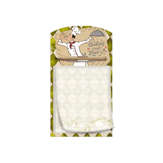 Argus Trhací zápisník s tužkou a magnetem kuchař - 1132-0403