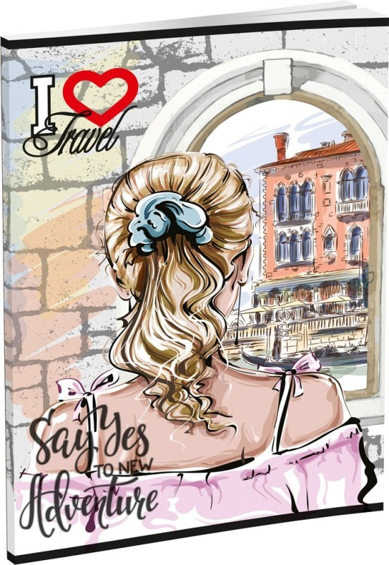 Optimum doo Záznamní kniha LUX A4 - linkovaná, 96 listů - mix motivů - OP16091