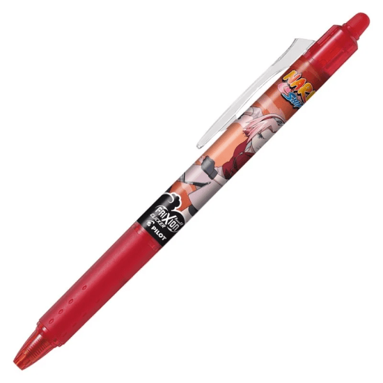 Pilot Roller FriXion Clicker Naruto - 0.7 - červená - limitovaná edice - 2061-002-NAR