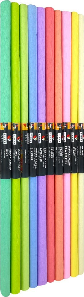 Zet servis Krepový papír 50 x 200 cm Artpap - mix pastel - 10 ks