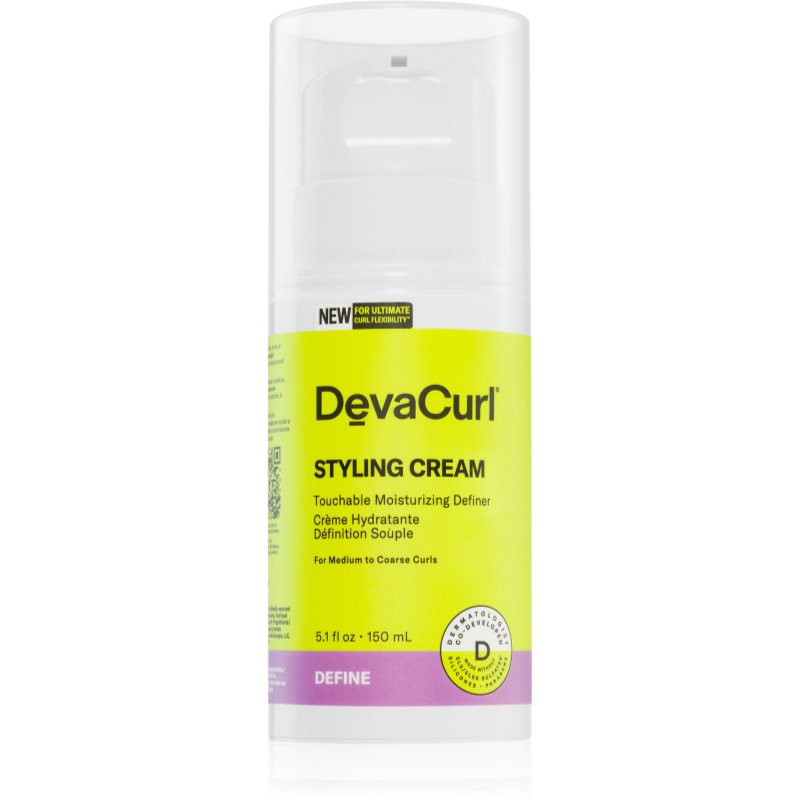 DevaCurl Styling Cream hydratační stylingový krém pro vlnité a kudrnaté vlasy 150 ml