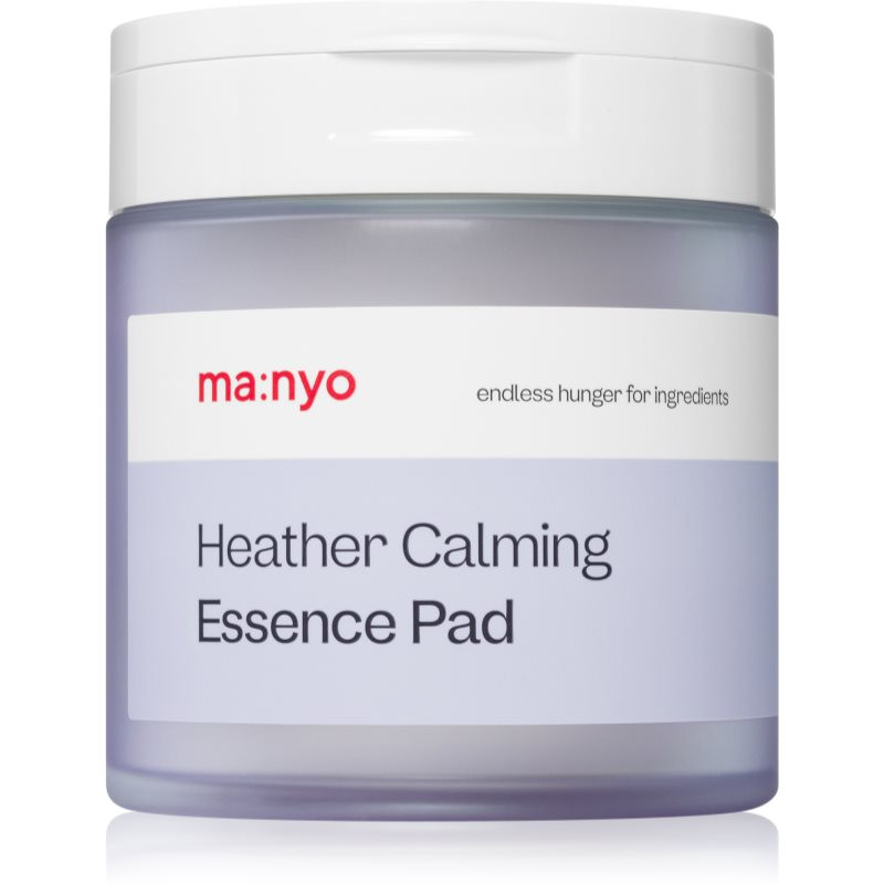 ma:nyo Heather Calming Essence Pad tonizační polštářky pro citlivou a suchou pleť 60 ks