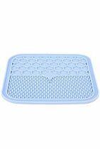 Lízací podložka pro psy SILICONE modrá L Zolux