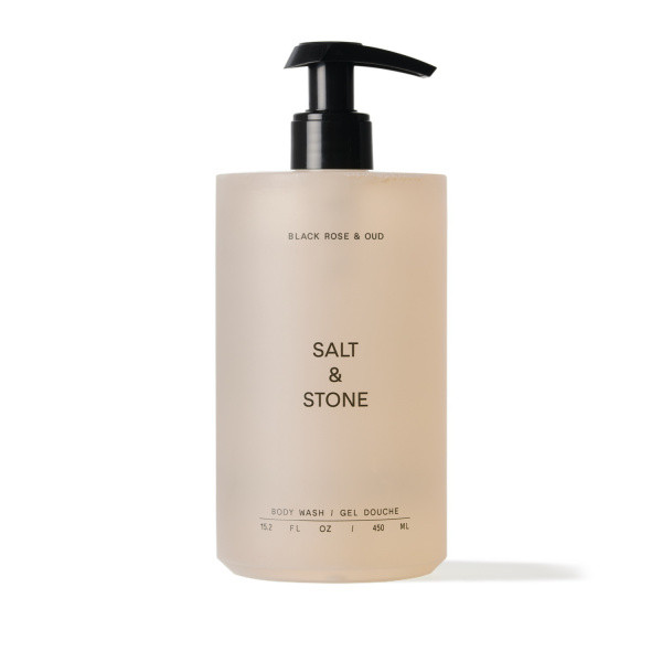 Salt & Stone Body Wash Black Rose & Oud přírodní sprchový gel  450 ml