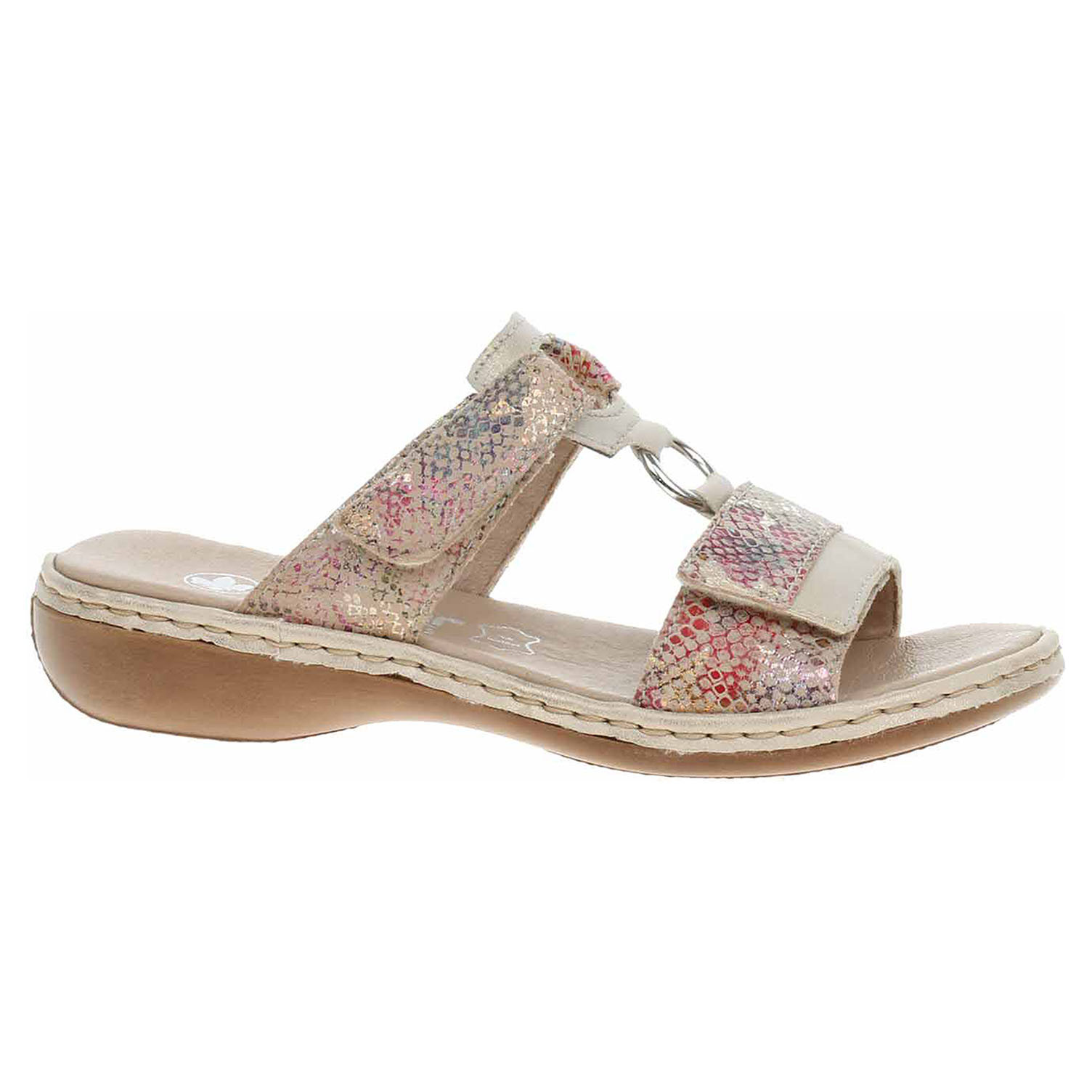 Ecco Dámské pantofle Rieker 659X6-90 rosa 23601236