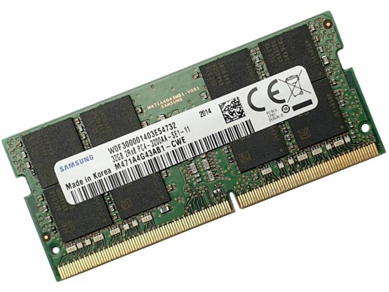 Samsung M471A4G43AB1-CWE RAM modul pro notebooky DDR4 32 GB 1 x 32 GB 3200 MHz 260pin SO-DIMM M471A4G43AB1-CWE