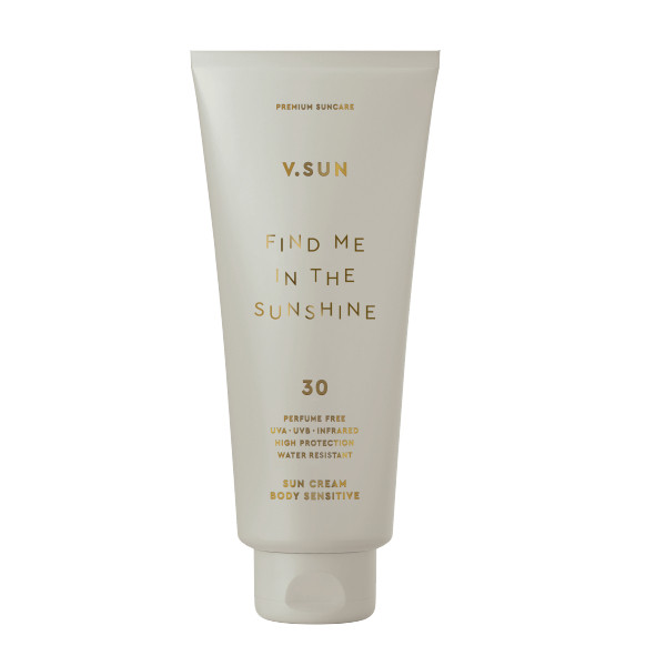 V.SUN Minerální opalovací krém na tělo SPF 30 bez parfemace, 200 ml