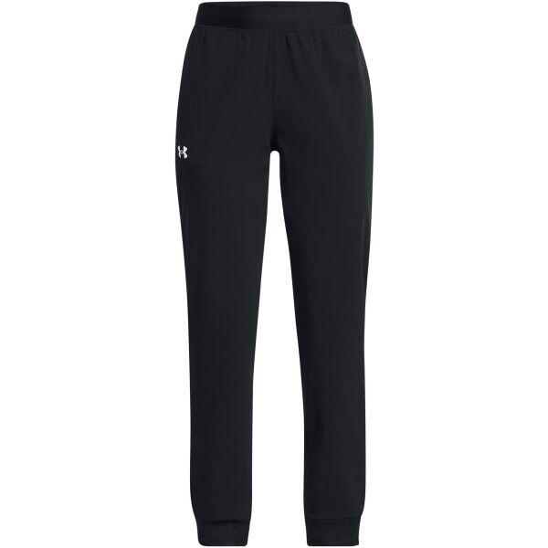 Under Armour SPORT WOVEN JOGGER Dívčí tepláky, černá, velikost