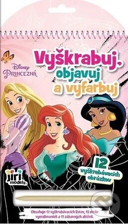 Vyškrabávacie vymaľovanky - Princezné - Jiri Models SK