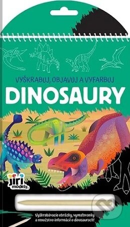 Vyškrabávacie vymaľovanky - Dinosaury - Jiri Models SK