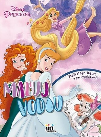 Maľuj vodou A4 - Disney Princezné - Jiri Models SK
