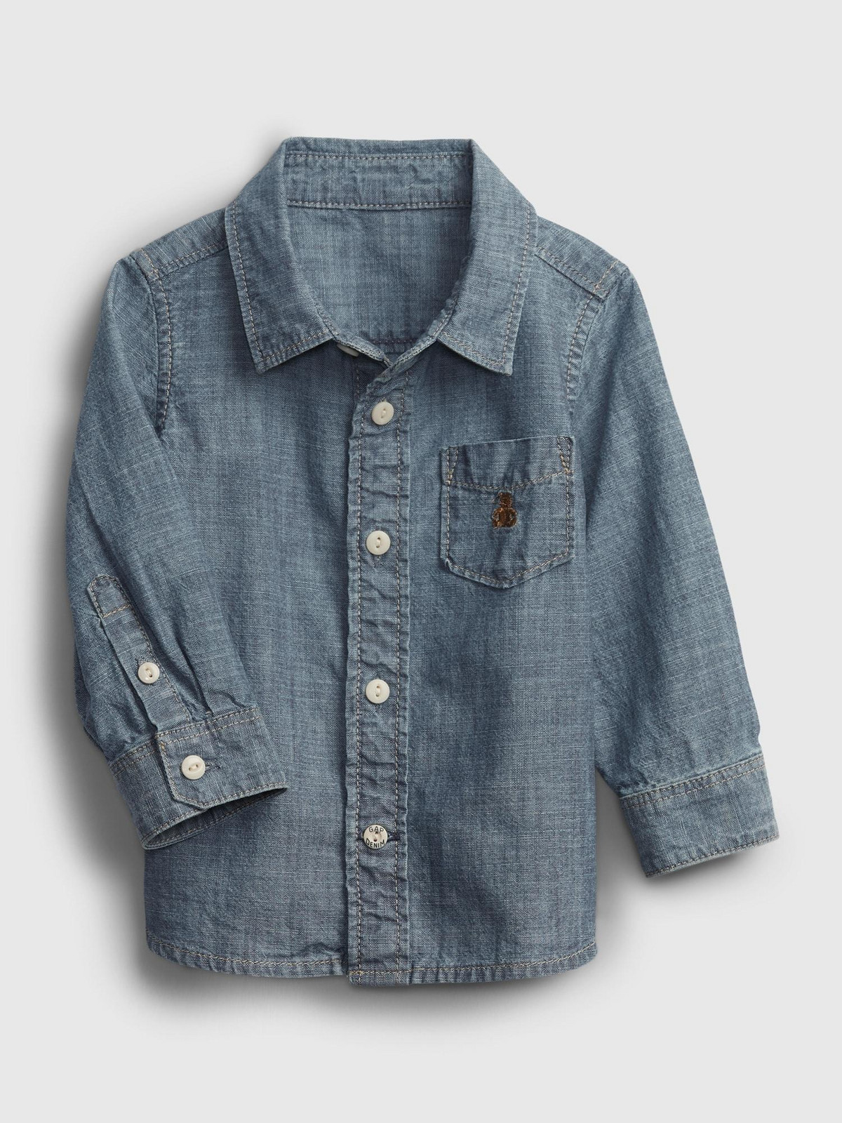 GAP Baby košile chambray shirt - Kluci