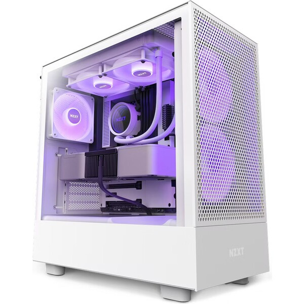 NZXT H5 Flow RGB edition bílá