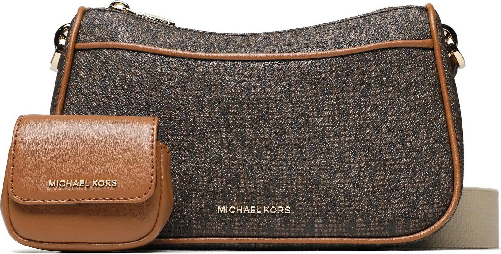 Kabelka MICHAEL Michael Kors Jet Set 32S3GJ6C8B Hnědá