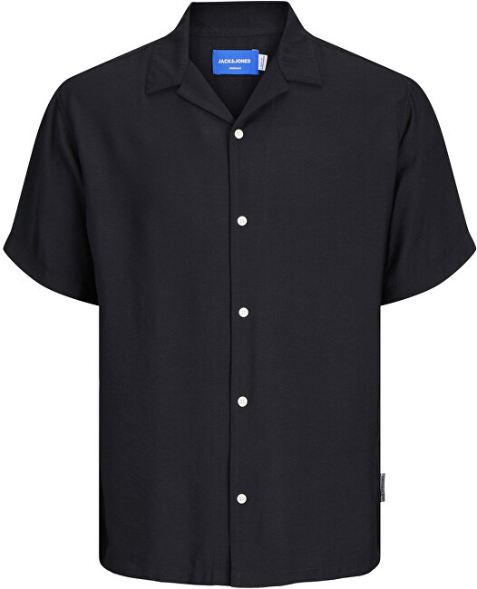 Jack&Jones Pánská košile JORJEFF Relaxed Fit 12256322 Black M