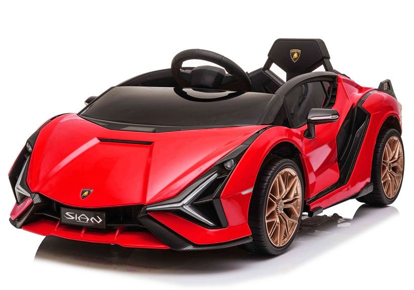 mamido Dětské elektrické auto Lamborghini Sian červené